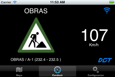 i-Radar modo mapa